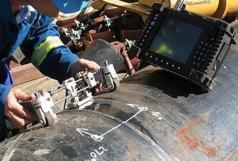 Ultrasonic test, detect for welding defects