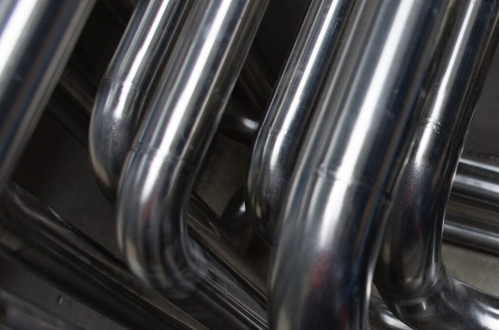 Photo of Stainless steel piping