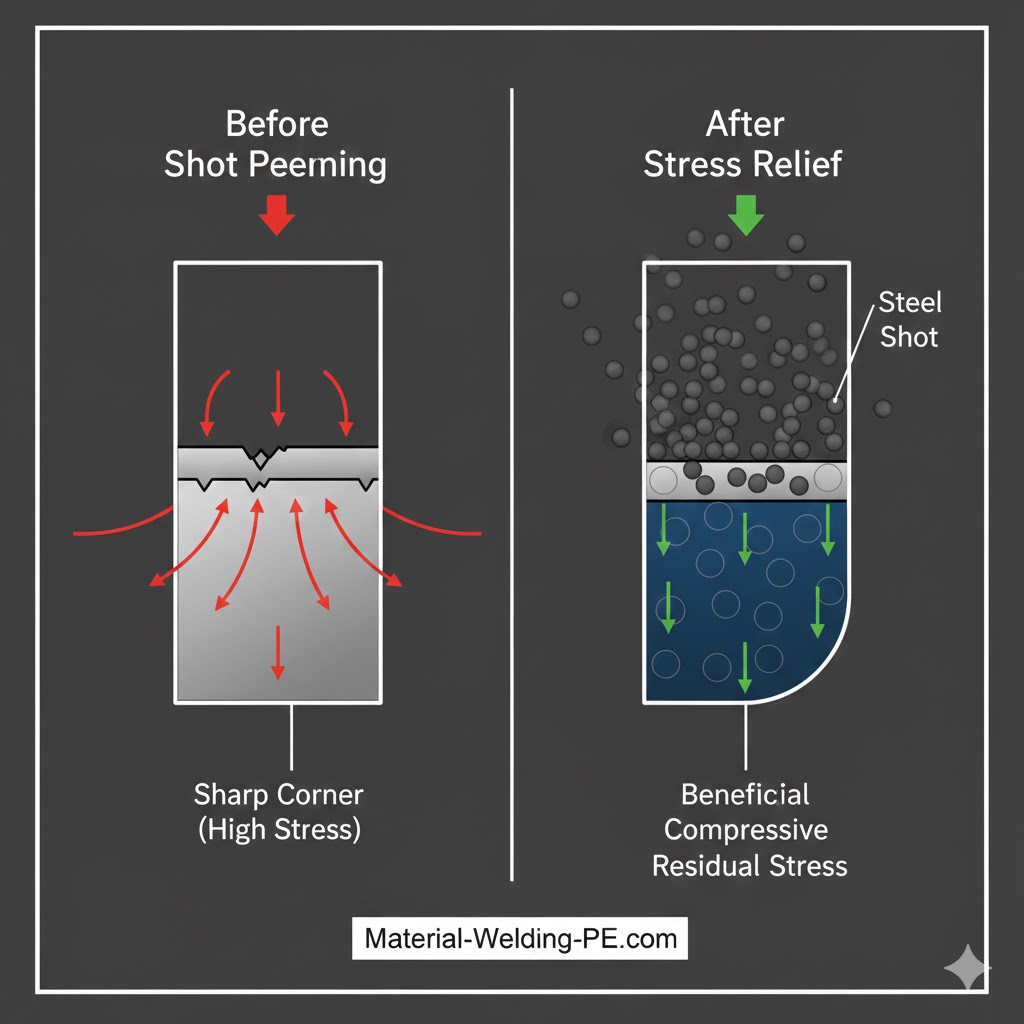 Shot Peening for Fatigue reduction
