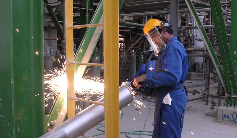 [Field Beveling Work usion grinder]