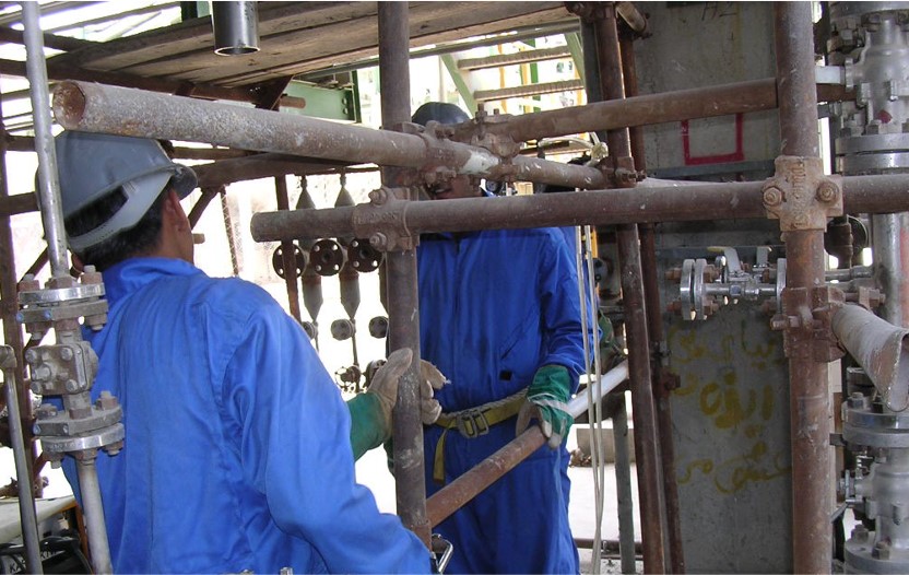 Scaffolding work